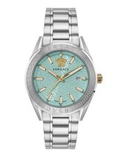 Versace V-Code Men’s Watch, Swiss Made Luxury Designer Bracelet Watch