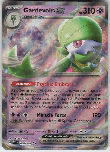 Gardevoir ex 086/198 Double Rare Scarlet & Violet Near Mint