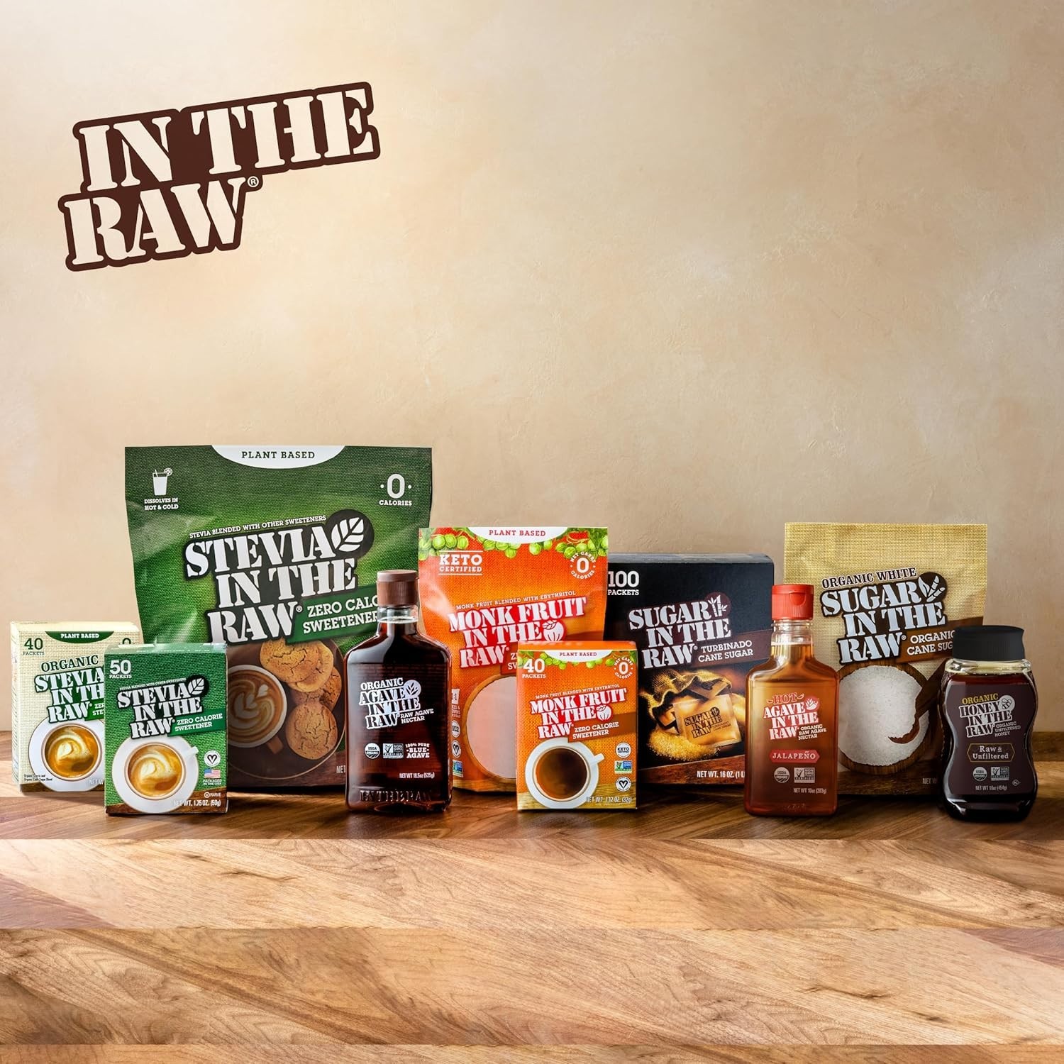 Sugar In The Raw Turbinado Cane Sugar Packets, 200 Count, Natural Sweetener for