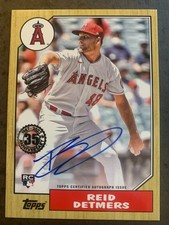 2022 Topps REID DETMERS Auto 1987 Rookie Autograph #87BA-RDE