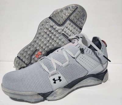 Under Armour UA HOVR Mens Size 12 Tour Spikeless Golf Shoes Grey 3025069-101