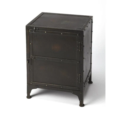 Butler Specialty Industrial Chic Owen Side Chest In Industrial - Picture 1 of 4