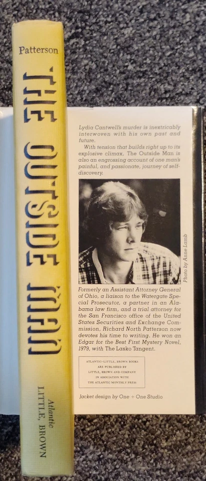 THE OUTSIDE MAN by Richard North Patterson (1981) AS NEW 1ST/1ST UNREAD HC - Image 4 of 4