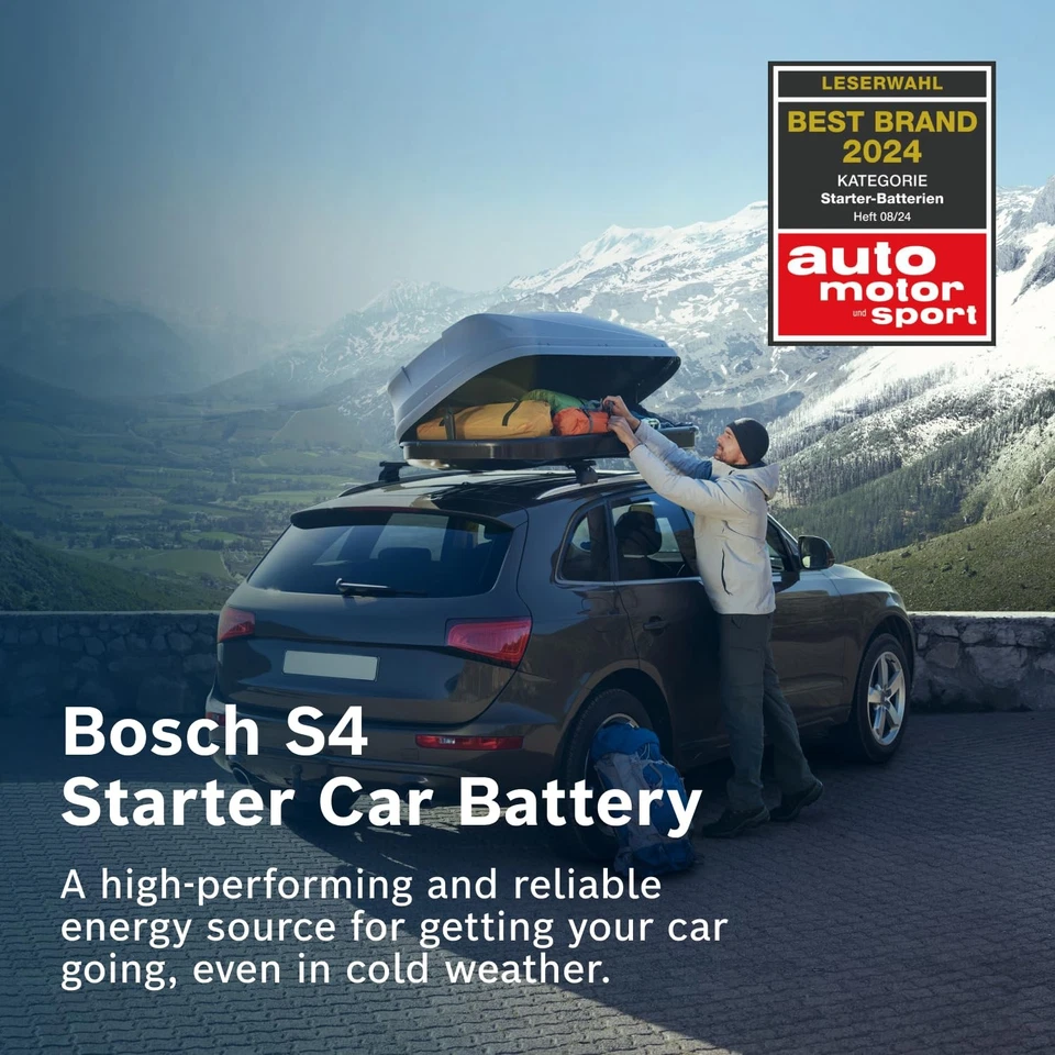 S4 008 Car Battery 74 A/h - 680 A - 12 V Battery, Type 096, Lead-acid for - Image 4 of 4