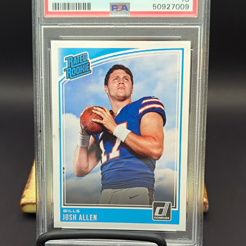 Panini Donruss 2018 Josh Allen #304 Rated Rookie (RC) Buffalo Bills PSA 10