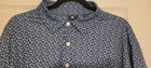 FootJoy Golf Polo Shirt Mens XL Blue Floral Daisy Print Performance Stretch — photo 1