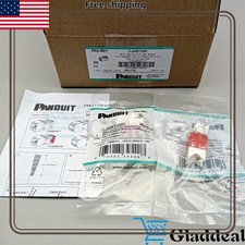NEW OEM Panduit Giga TX Cat6 jack Red CJ688TGRD BOX OF 50PCS