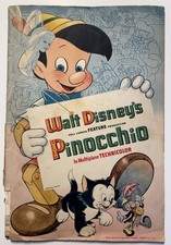 PINOCCHIO Campaign Pressbook  w Herald 1940 Movie Poster Art Walt Disney Cartoon