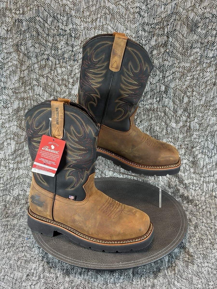 NIB Thorogood Men’s Size 8D American Heritage Square Toe Boots Free Shipping s-l500.jpg main image 4