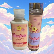 Bath  Body Works Starfruit  Sangria Lotion  Body Wash Set   Retired