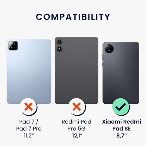 TPU Silicone Crystal Case for Xiaomi Redmi Pad SE 8.7" - Afbeelding 2 van 8