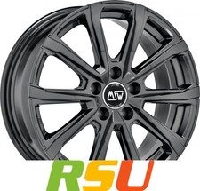 MSW MSW 79 gloss dark grey 6.5x16" ET43 LK5 112 ML 57.06 Alufelgen 16 Zoll