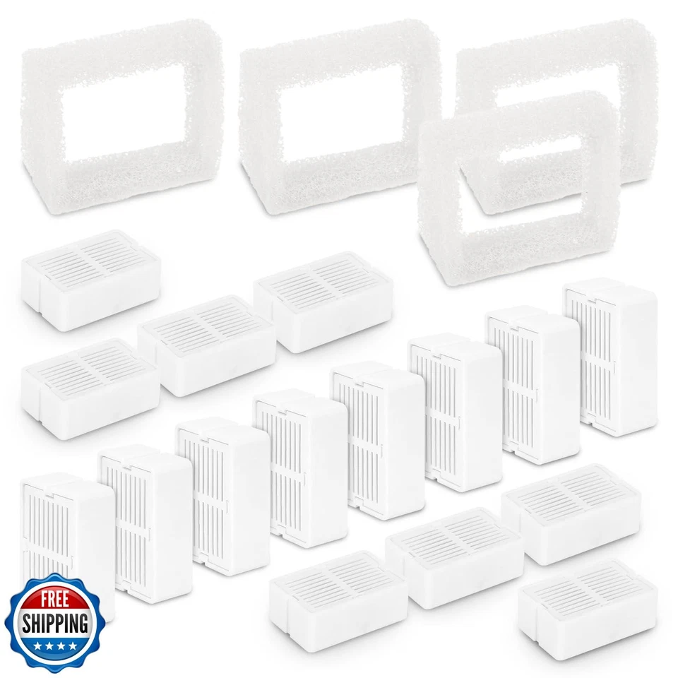 Lawfery Ersatz Katzenbrunnenfilter für Keramik Katzenbrunnen, 16 C