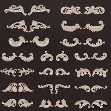 Unique Wooden Figurines Crafts Woodcarving Decorative  Wall Door Decoration