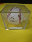 Pat Hughes Cubs Autographed  Official MLB Baseball HOF