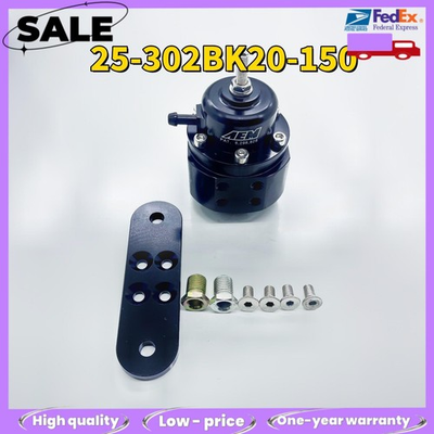 #ad #ad AEM Universal Anodized Adjustable Fuel Pressure Regulator 25 302BK 20 150 PSI $67.50