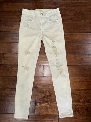 Women s AEO Ne(X)t Level Stretch High Rise Jeggings Gray Wash Size 6 Regular
