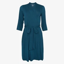 Posh Peanut Sailor Blue Bamboo Maternity Postpartum Nursing Bathrobe Large