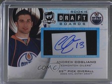 2008 Upper Deck The Cup Rookie Draft Boards /25 Andrew Cogliano #DB-AC Auto g0y