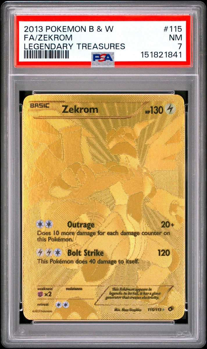 Zekrom Pokémon TCG Secret Rare Individual Collectible Card Game