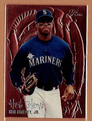 Ken Griffey Jr. 1995 Fleer Flair Hot Gloves #3 or 12 Mariners