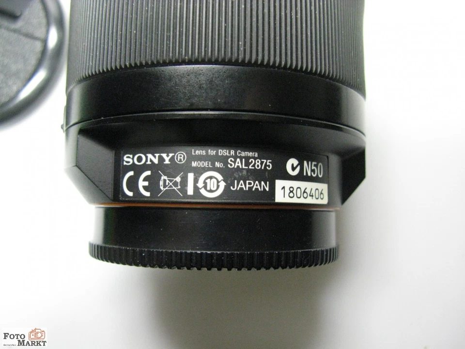 Sony Zoom-Objektiv 2,8/ 28-75 SAM - Typ SAL2875 für Alpha Spiegelreflexkameras - Bild 3 von 4