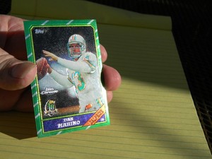 1996 Topps Chrome *Refractor* Dan Marino - Topps 40th Anniversary  LOOK!