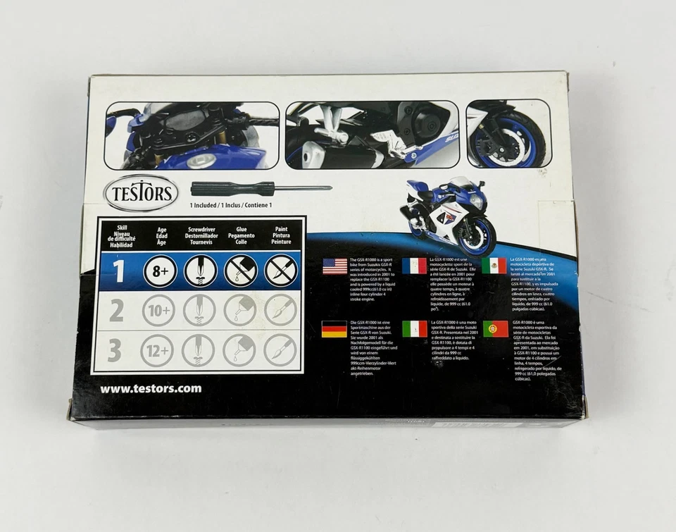 Testors Suzuki GSX-R1000 Unassembled Model Kit - Image 2 of 4