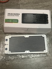 Dracaena Radiatore di Raffreddamento ad Acqua 240mm, Bianco