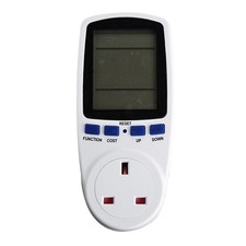 Electricity Power Consumption Meter Energy Monitor Watt Kwh Analyzer UK Plug-in