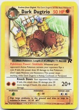Dark Dugtrio 23/82 Rare Team Rocket Pokemon Lightly Played on eBay