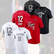 HOT!! Chelsea Gray #12 Las Vegas Aces 2026 Player Name & Number Fan Apparel