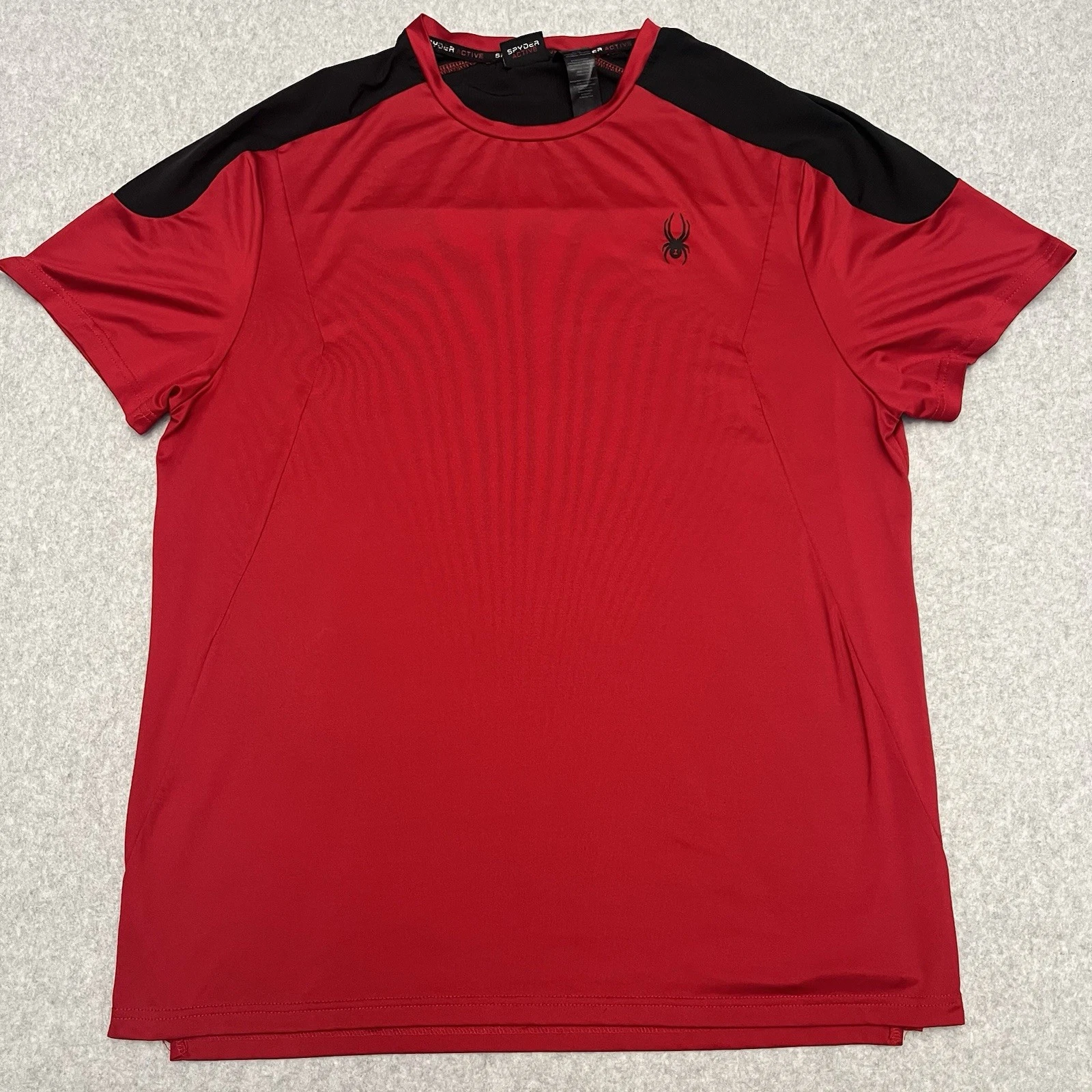 Spider Shirt Men’s XL Red Active ProWeb Performance Stretch Reflective Ski Fish