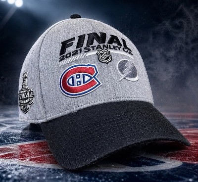 2021 Stanley Cup Hat Lightning Canadiens Fanatics Cap NHL Hockey NEW  