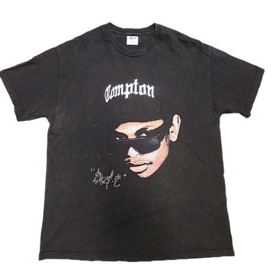 Eazy-E Compton Black Graphic Logo T-shirt Mens XL | eBay