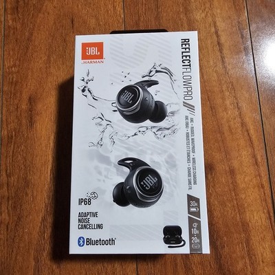 JBL Reflect Flow Pro Wireless Noise Cancelling Earbuds Black for