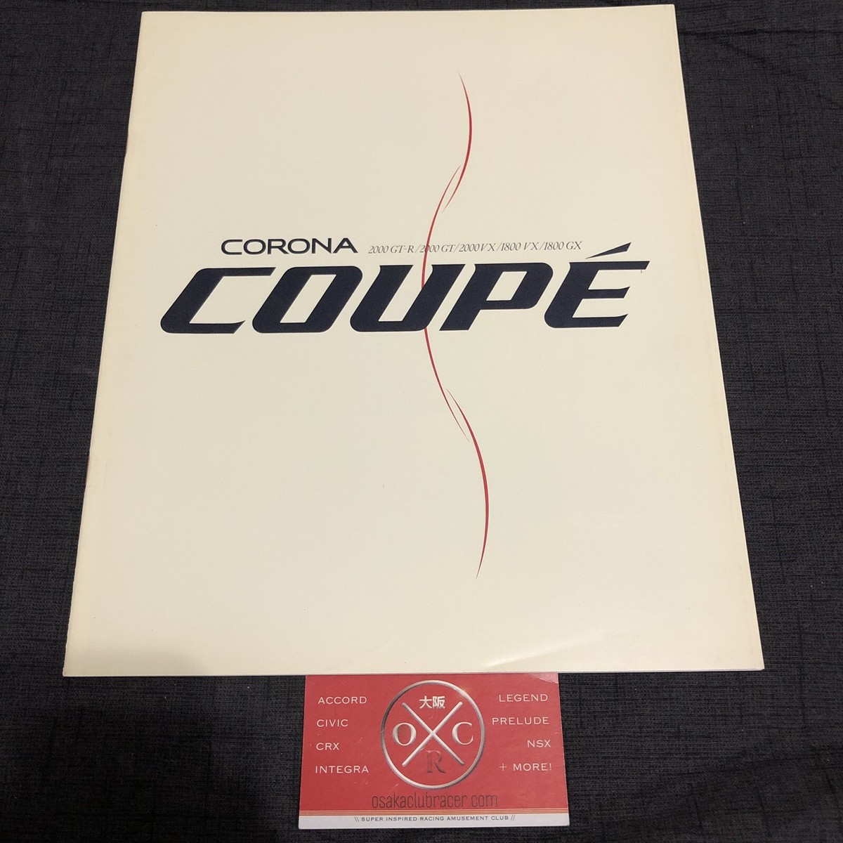 Toyota Corona Coupe Brochure Catalog JDM Rare T160 85-89 86 87 88