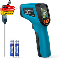 Infrarot Thermometer 50° Bis 600°C Tilswall Ir Digital Laser TemperaturmessgeräT