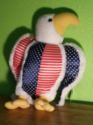 ''American Flag Eagle'' Sugar Loaf Plush (PATRIOTIC, USA, 4TH OF JULY, ELECTION)