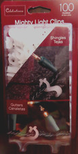 Celebrations Mighty Light Clips Outdoor. Package of 100 5150-99-2046 NEW