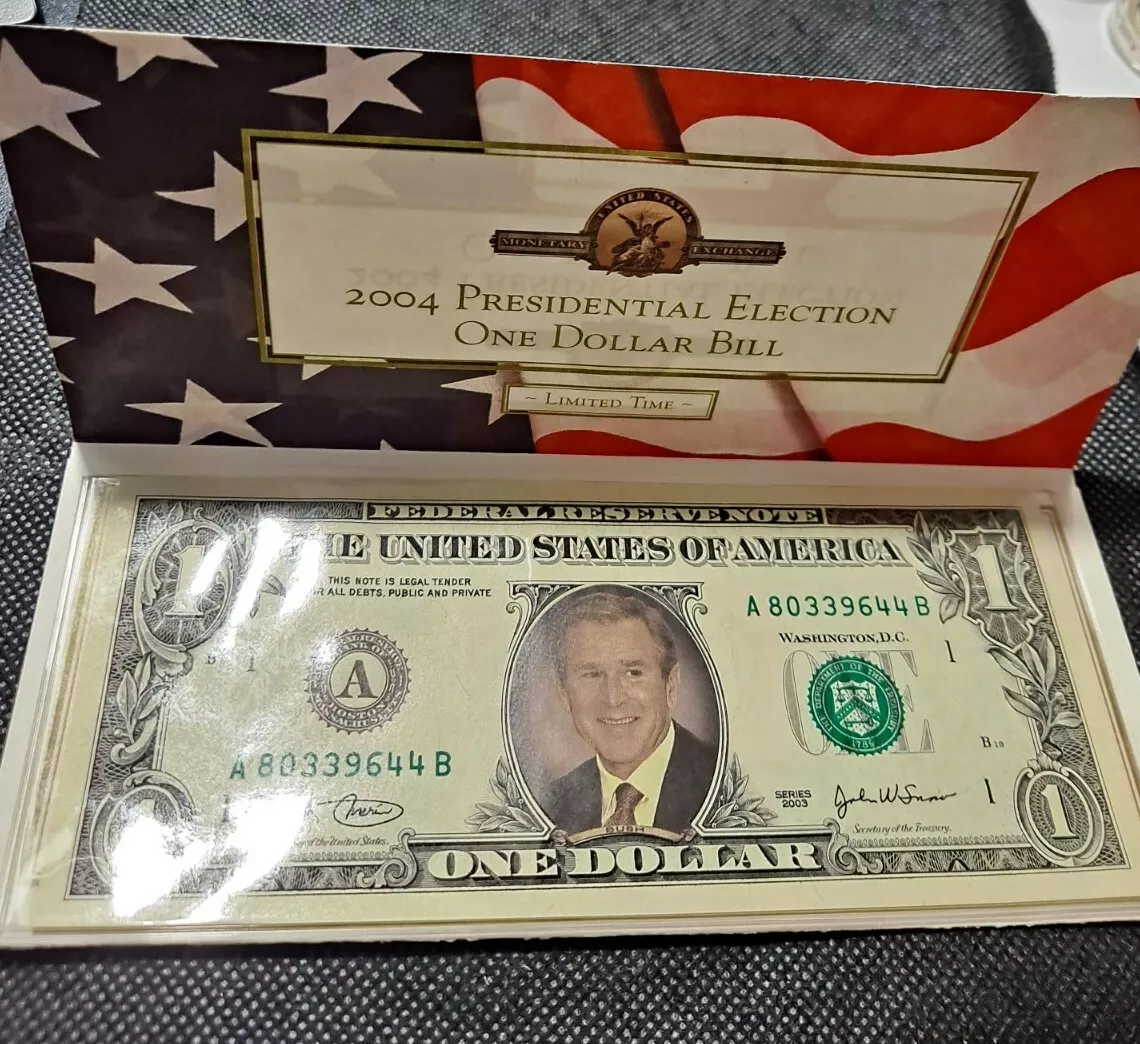 President on sale 1 dollar bill