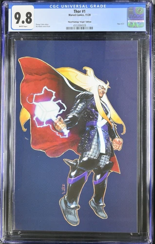 THOR #1 CGC 9.8 2020 3RD THIRD PRINTING "Virgin" LGY THOR 727 Graded Comic MCU