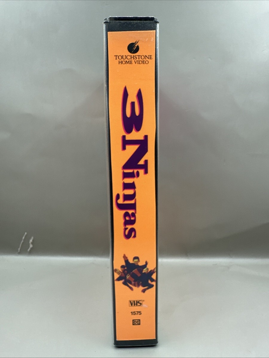 マッスル北村 ワークアウト VHS Vintage VHS 3 Ninjas 1993 Karate Martial Arts Kids Movie Black
