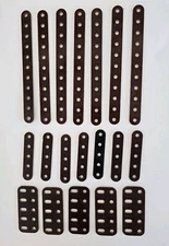 Lot Of 19 MECCANO ELEKTRIKIT INSULATING STRIPS FLAT GIRDERS PLATES