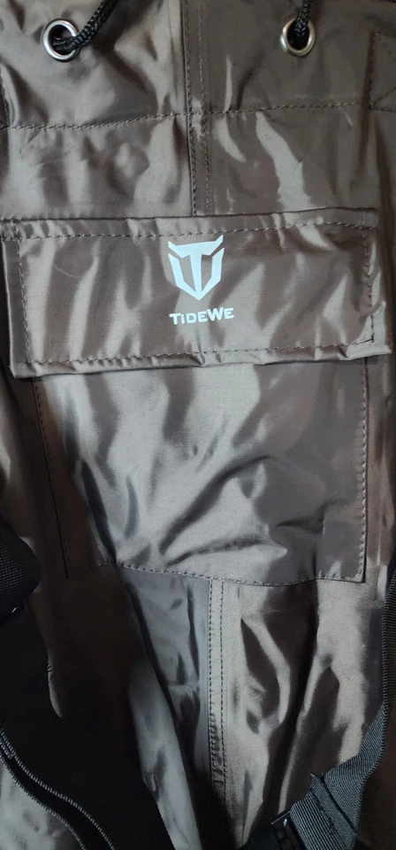 TIDEWE Men’s Chest Waders Neoprene Brown Size 6 - Image 3 of 4