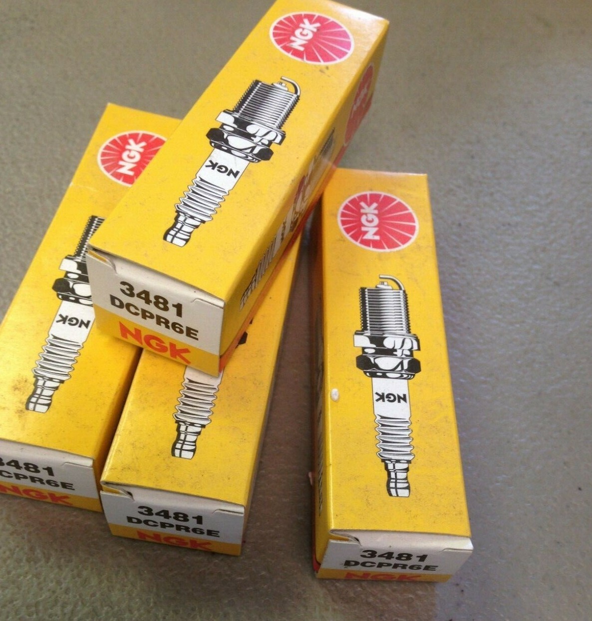 2x NGK DCPR6E (3481) Spark Plugs For Honda VTX 1300 S & More