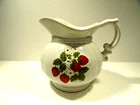 Vintage McCoy Pottery Strawberry Pitcher #7528