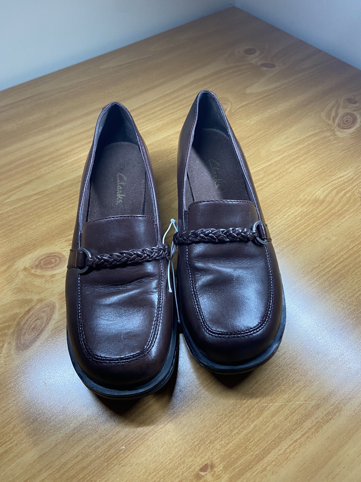 Clarks Cora Viola Loafers Women Size 8 Brown Leather eBay