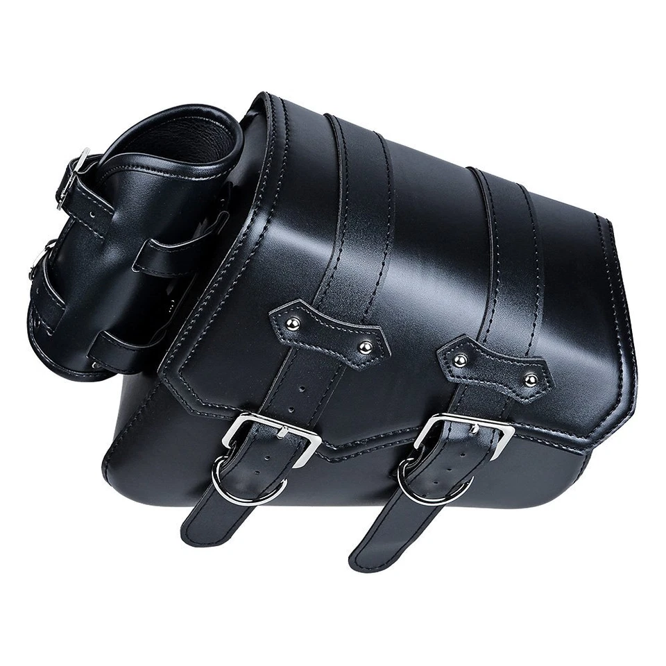 Bolsa de herramientas alforja lateral L/R SOLO SWING ARM para Harley Sportster XL883 1200 48 72 Foto 4 de 4
