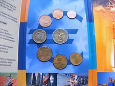 W240 Greece First Commemorative 2 Euro Coin 2004 Olympics in 2002 Set FREE POST
